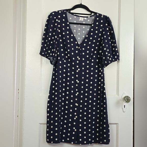 GAP Polka Dot Dress Size Medium - Picture 1 of 7
